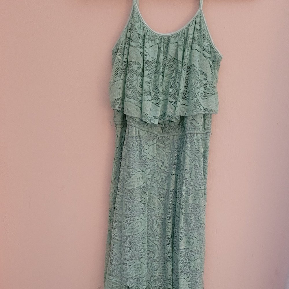 Seafoam green dress